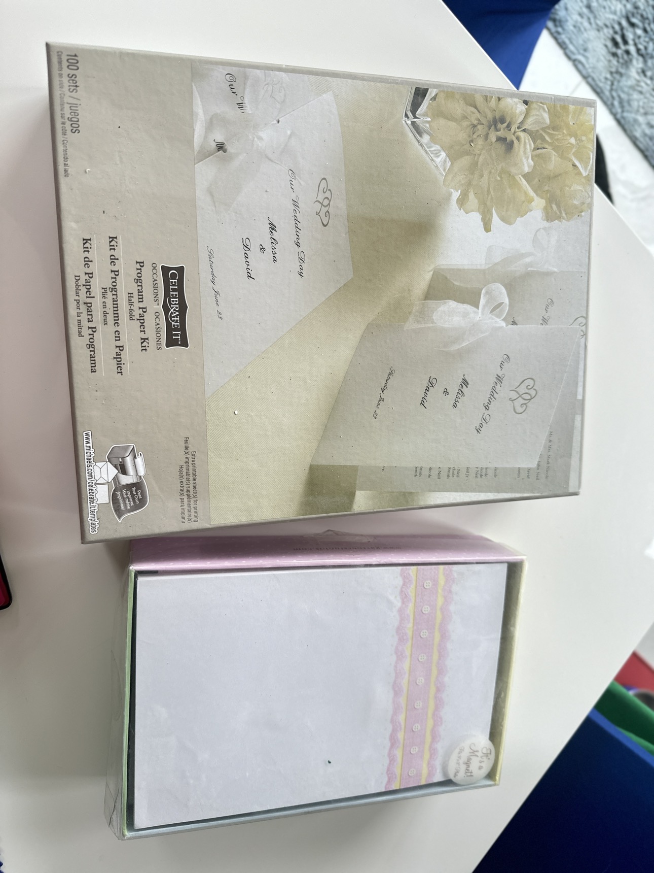 Wedding paper kit and baby announcement thumbnail