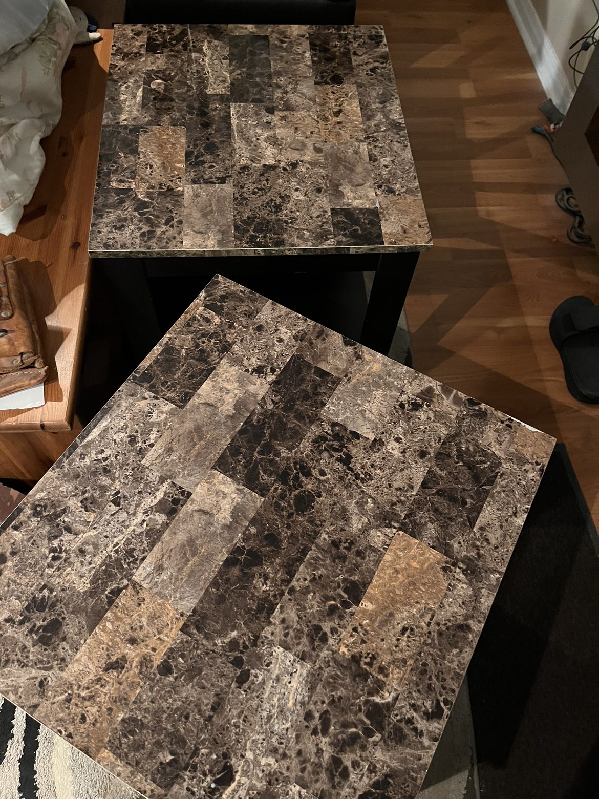 2 end tables