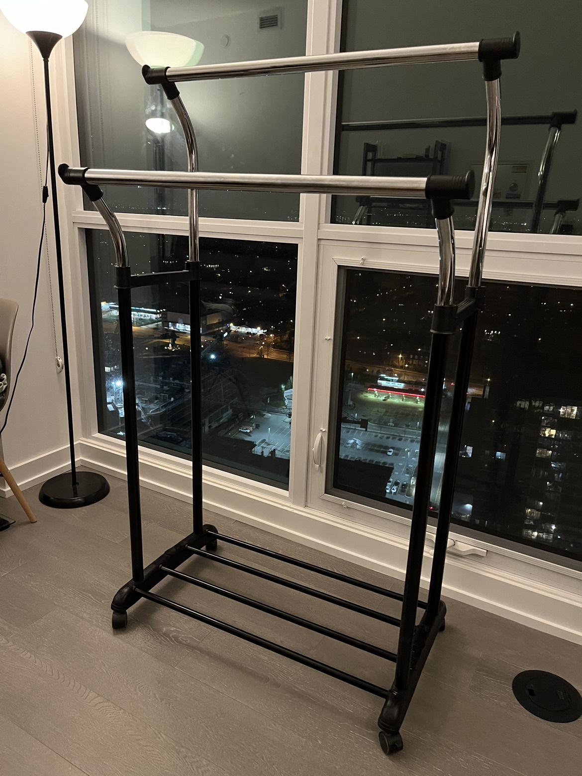 Double-rail Clothes Rack