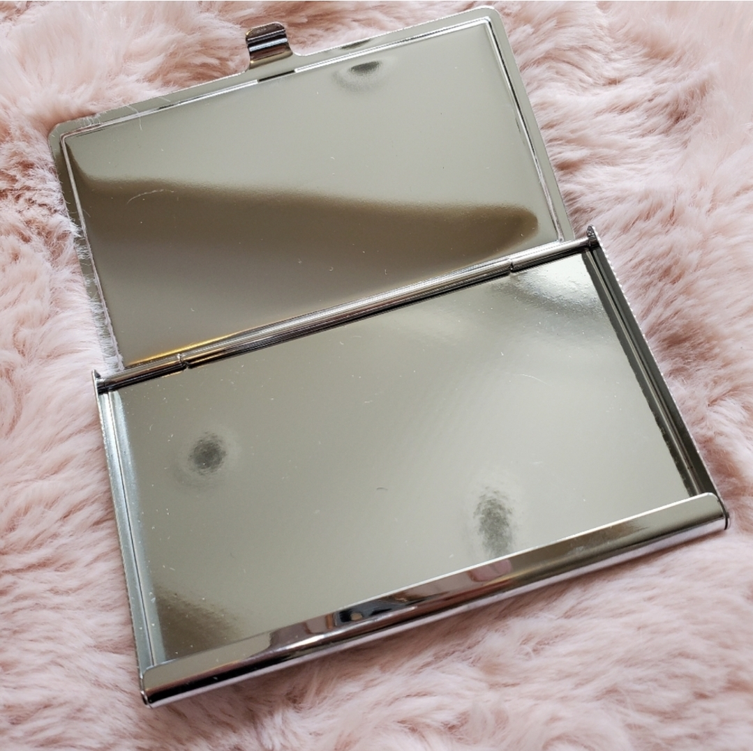 New Business Card Holder Case Compact Mirror with Matisse Print image indicator(2)