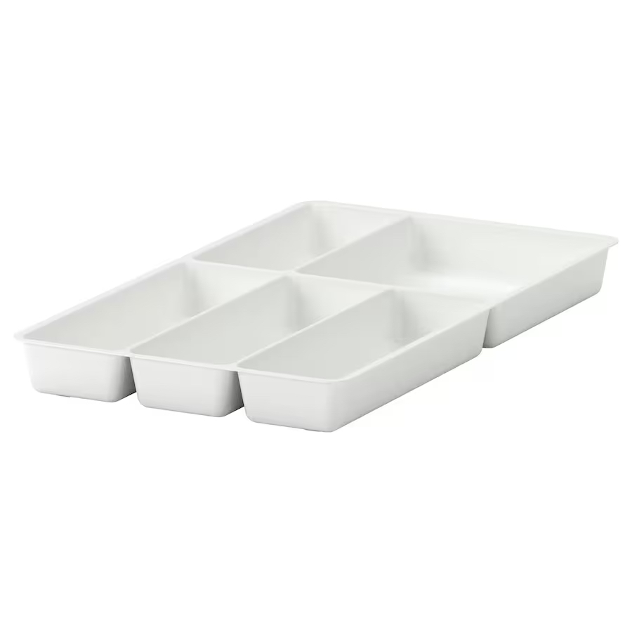 Flatware tray, white, 29x51 cm (11x20 ") image indicator(2)