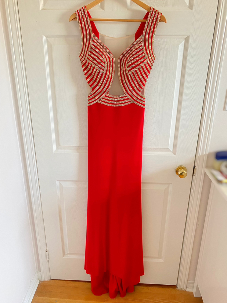 Glamorous Red Prom Dress image indicator(3)