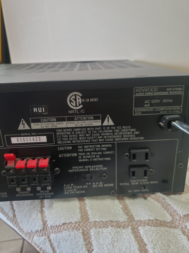 Kenwood KRV 7080 Receiver image indicator(9)