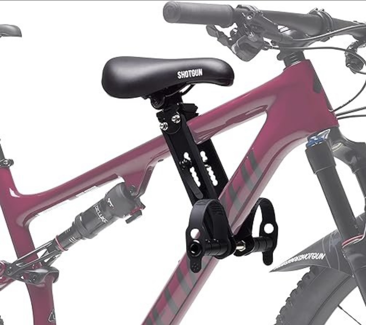 Kids Ride SHOTGUN - Front Mounted Child Bike Seat - photo 2