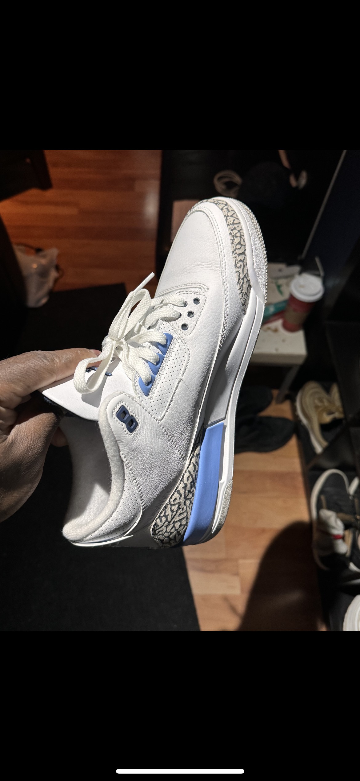 Jordan 3’s UNC - photo 2