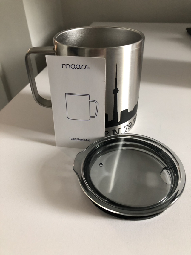 Souvenir “Toronto” stainless steel mug image indicator(2)