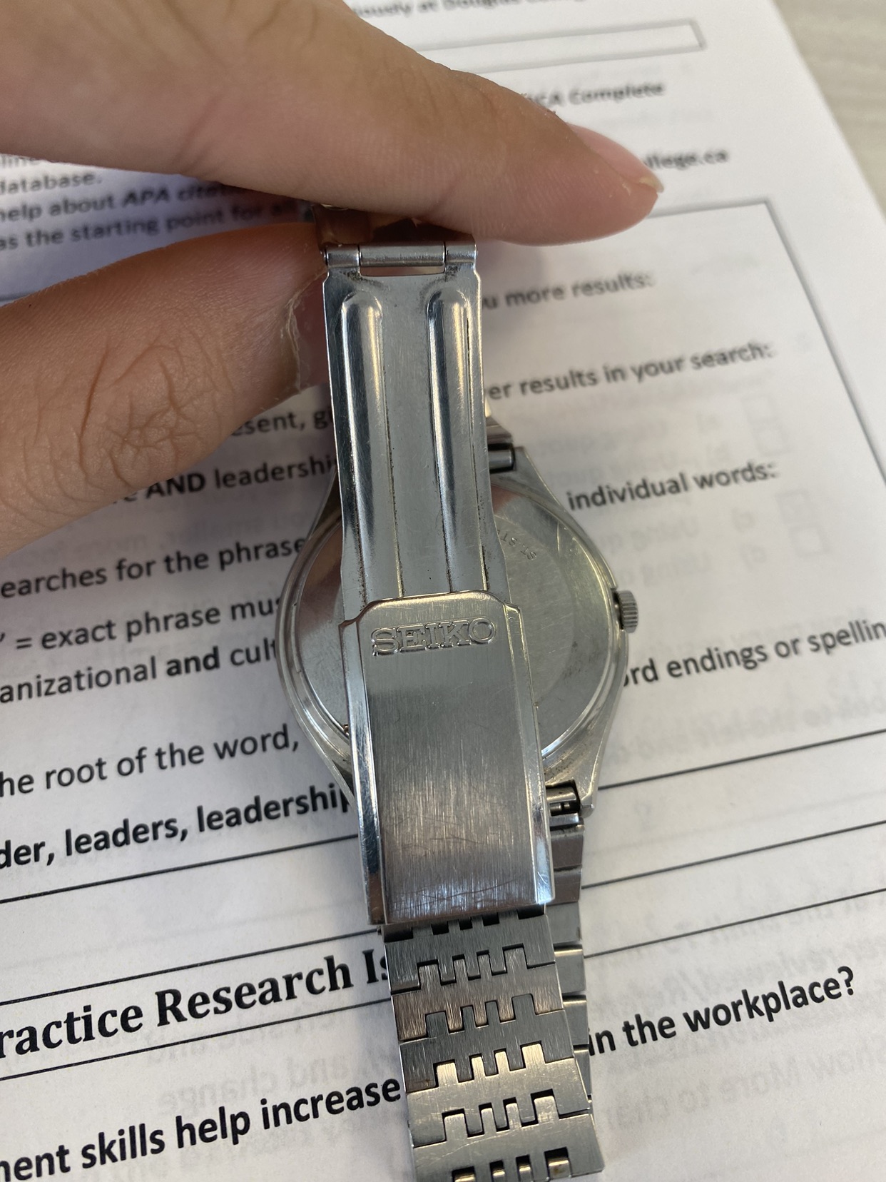 Seiko quartz day&week day adjust image indicator(4)
