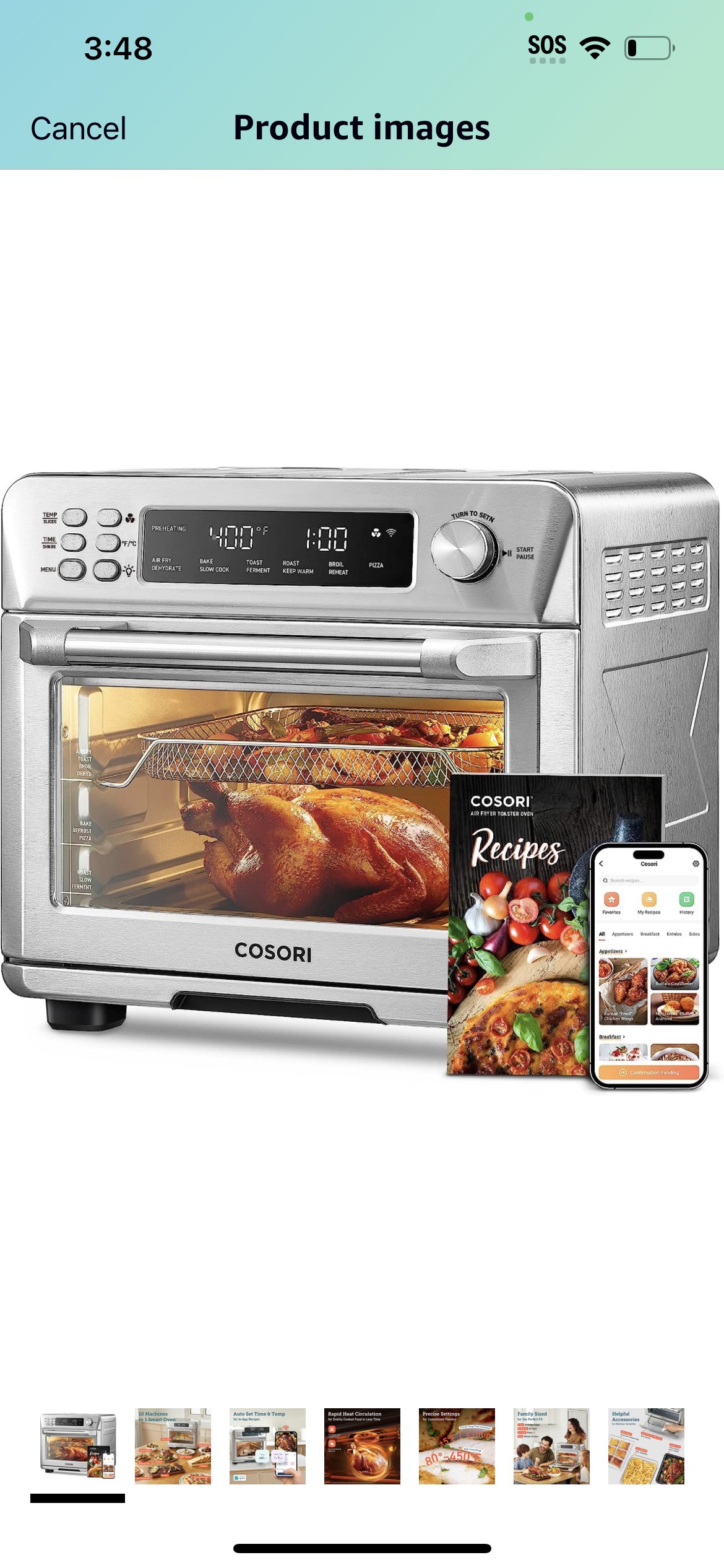 COSORI toaster oven air fryer combo #426