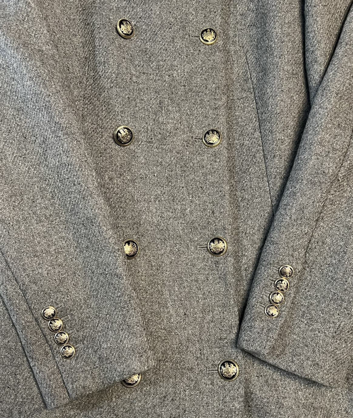 Zara double breasted military style coat like NEW - photo 3