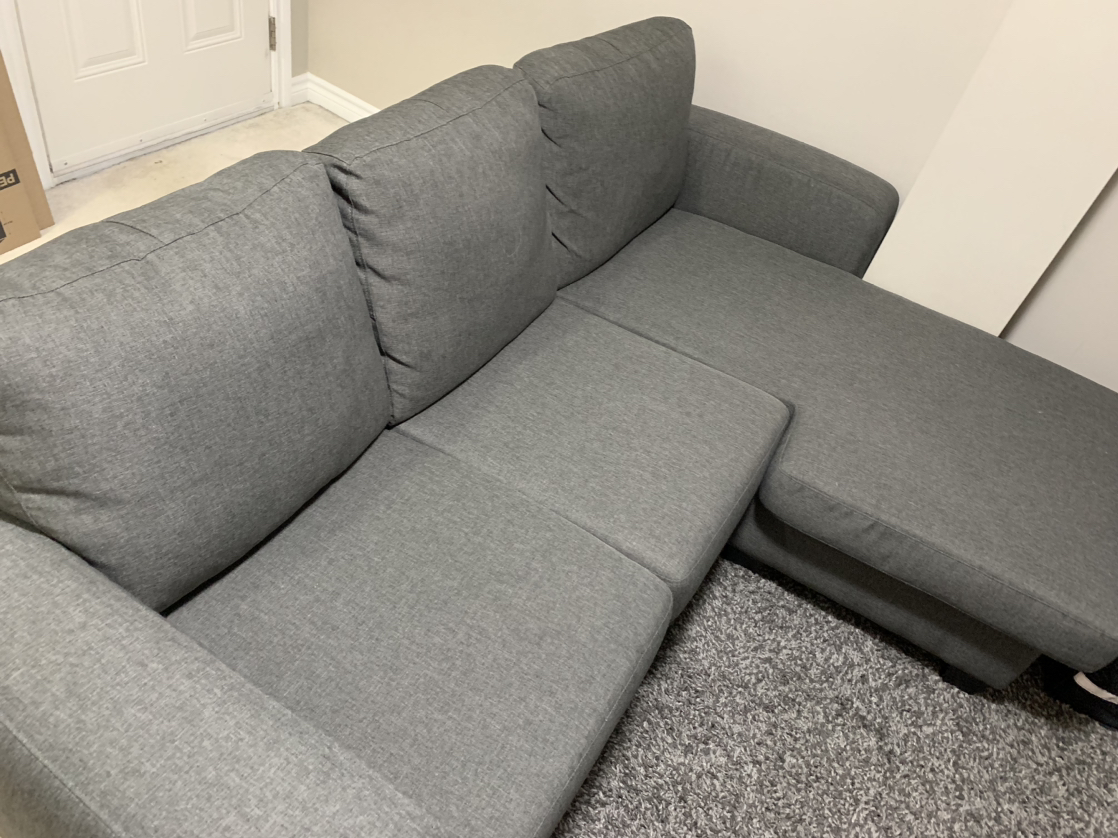 Sectional Sofa (Dark Grey) - photo 3