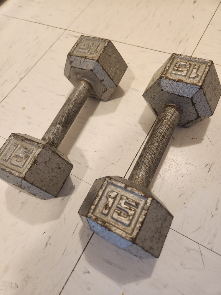 Iron HEX Dumbbells (Pair) - photo 3
