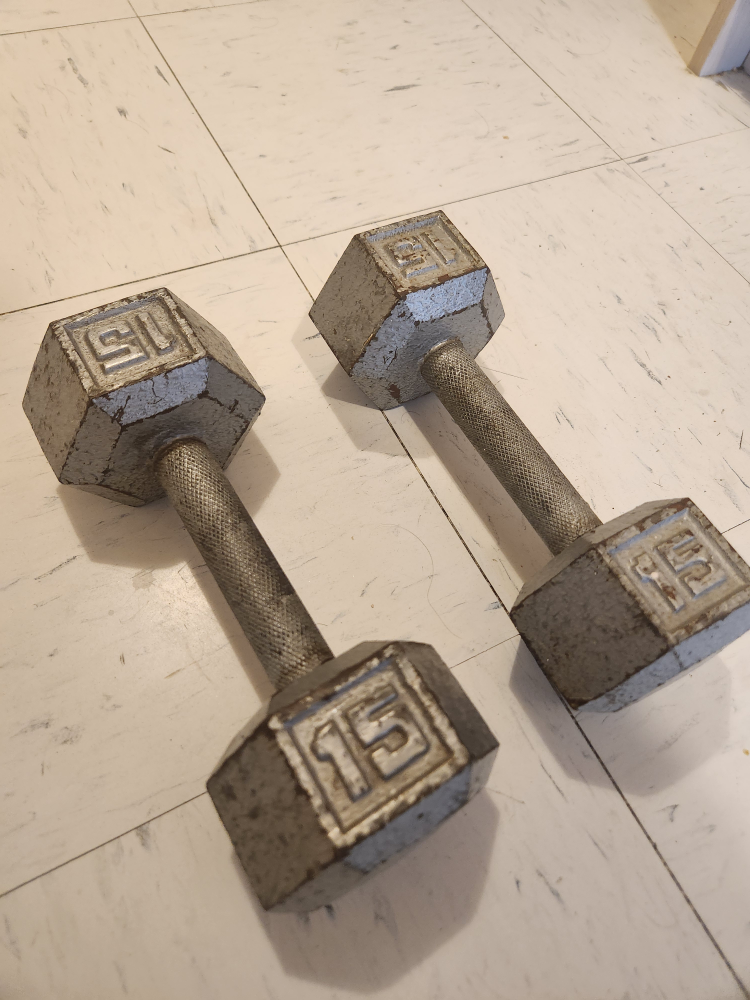 Iron HEX Dumbbells (Pair) - photo 4