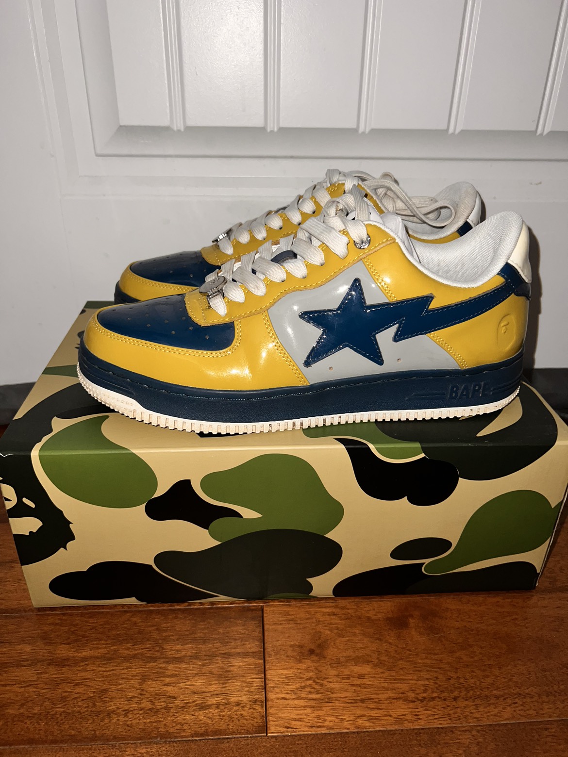 Bape Sta Nostalgic Blue Yellow thumbnail