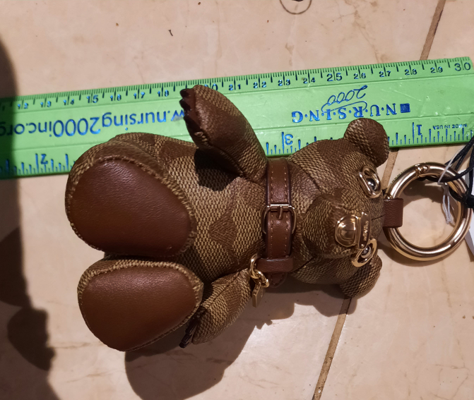 NWT authentic coach collectible bear keyfob image indicator(2)