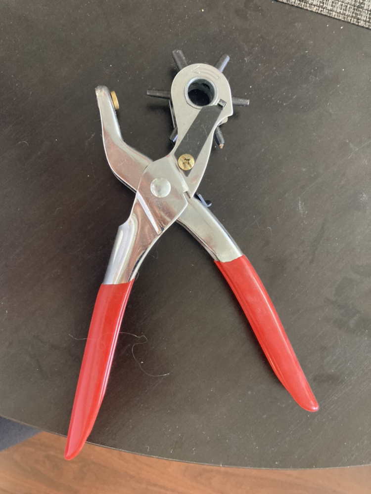 Leather whole puncher/pliers