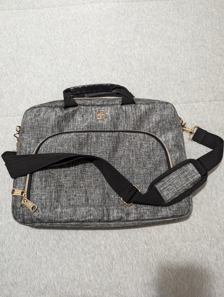 SwissGear - Grey/Black Laptop Bag thumbnail