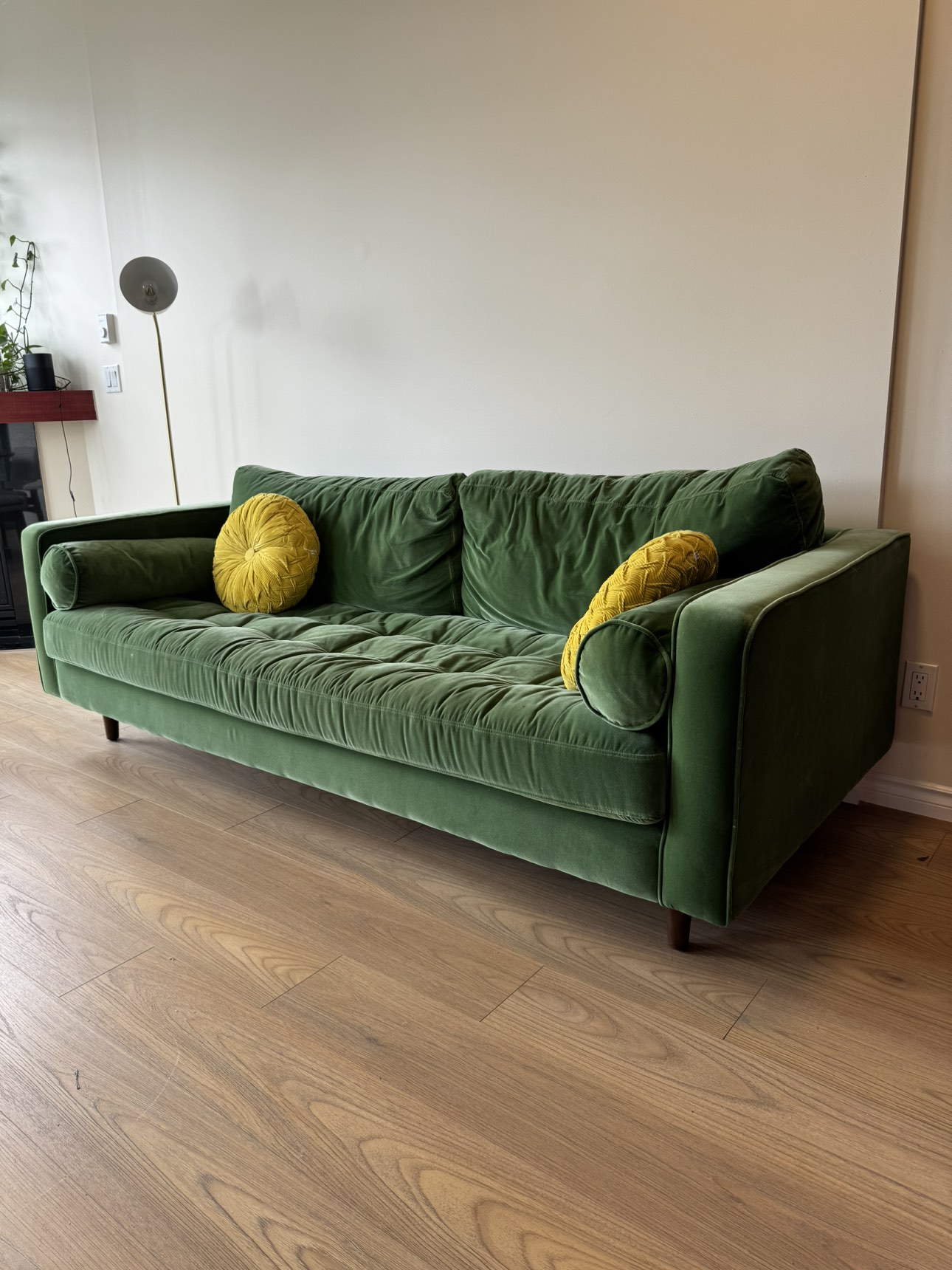 Article Green Velvet Sofa
