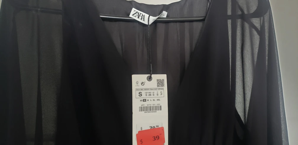 🪄New W Tags - Zara Black Mini Dress - photo 2