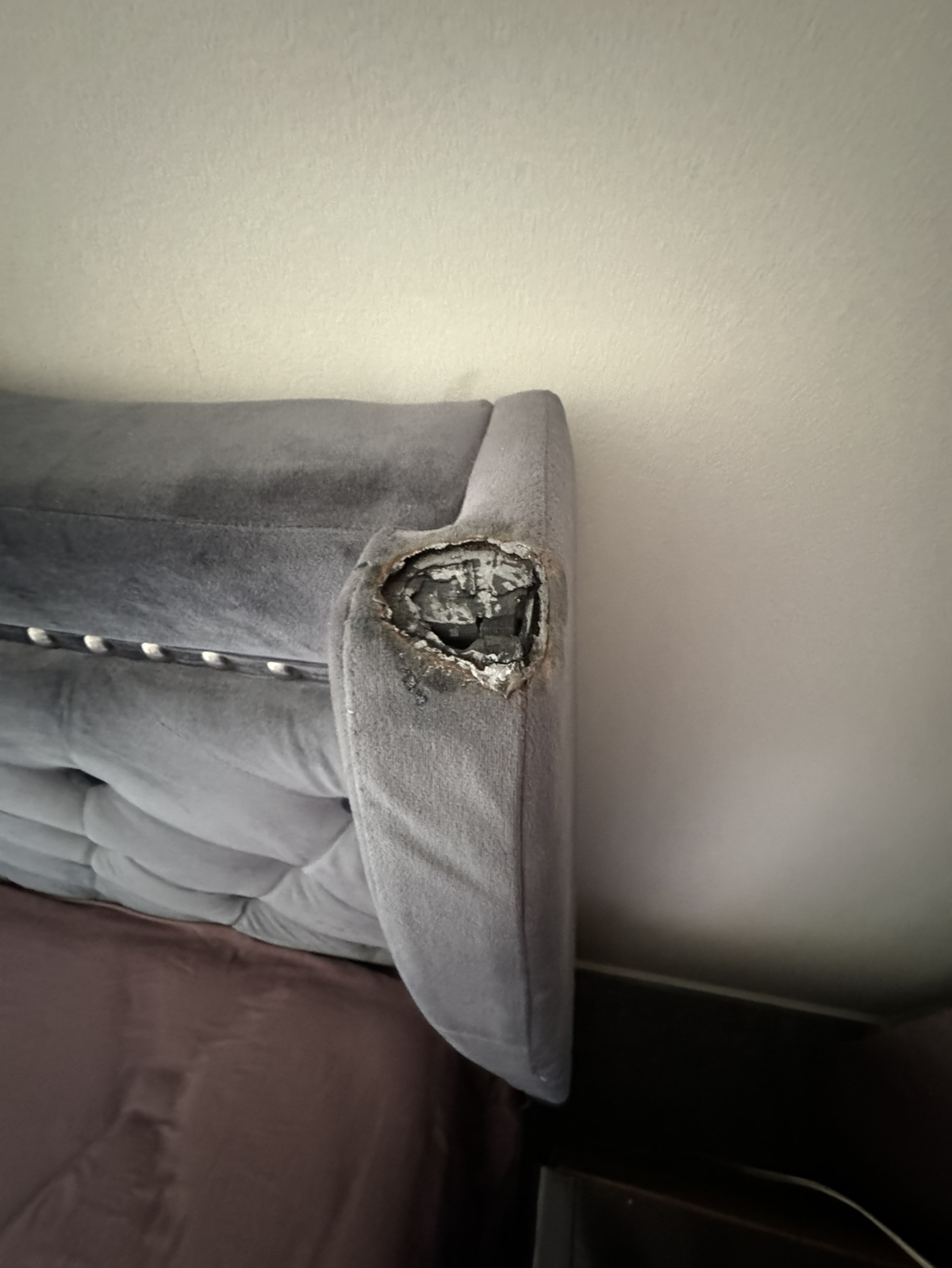 Double bed with mattress and base - photo 5