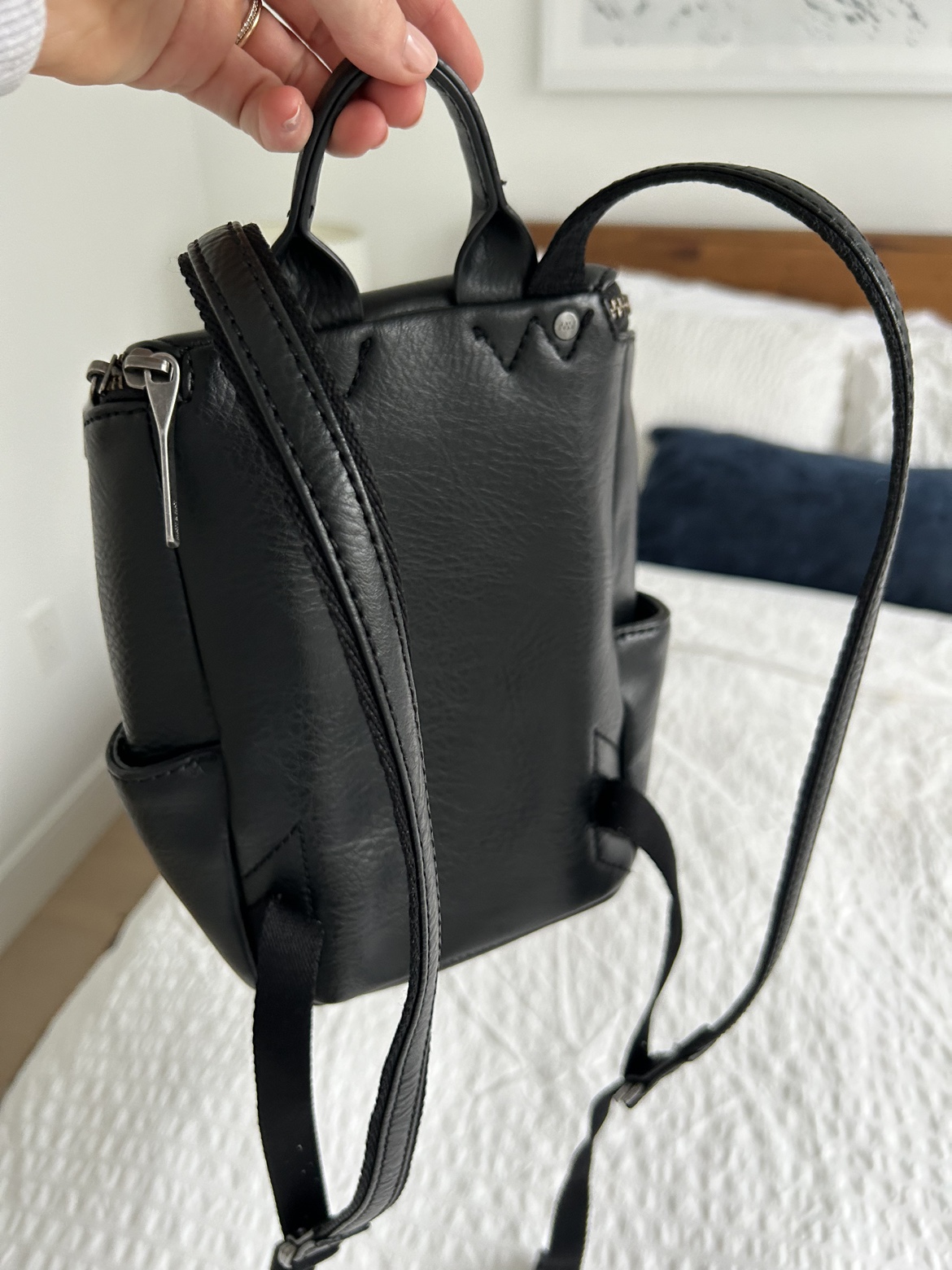 Matt and Nat vegan leather cute smaller backpack - photo 3