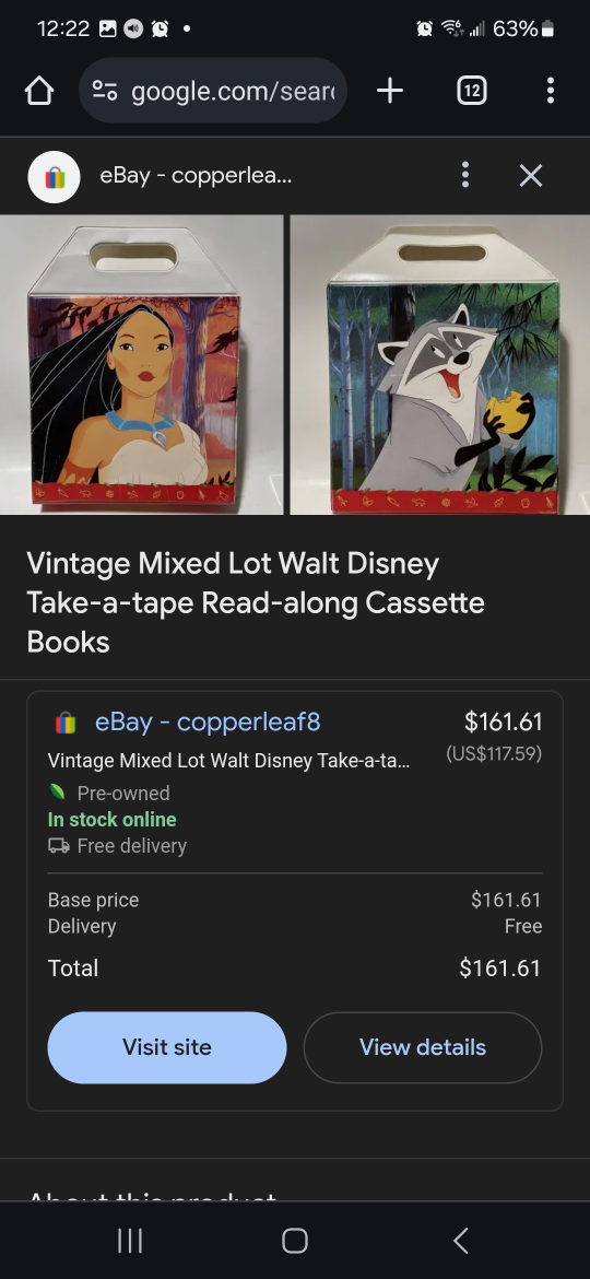 Disney pocahontas Take a tape read along image indicator(5)