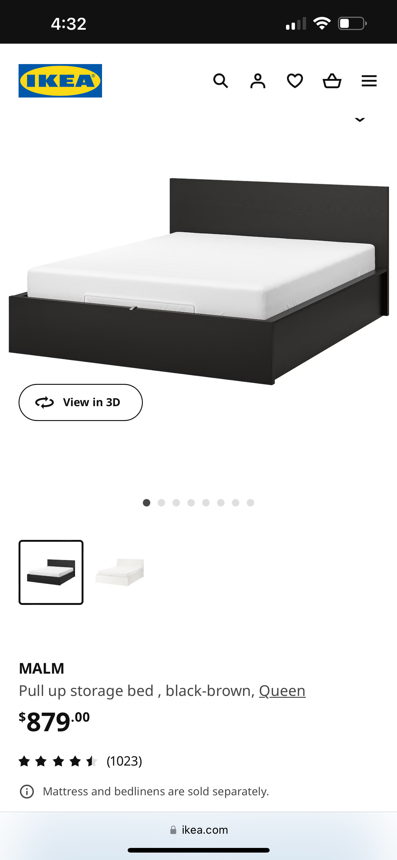 Queen storage bed - photo 3