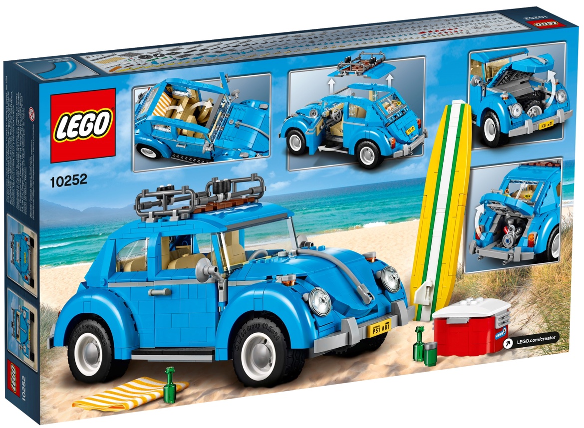 LEGO Creator Expert Volkswagen Beetle 10252 Set (1167 Pieces)