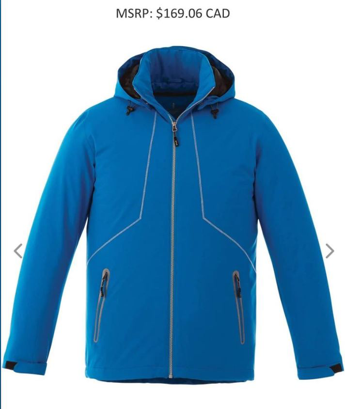 ELEVATE Mantis Insulated Softshell. Men’s Winter Coat. Blue. XL thumbnail