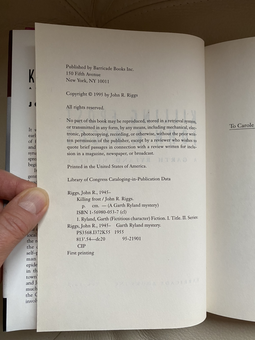 Killing Frost by John R. Riggs image indicator(3)