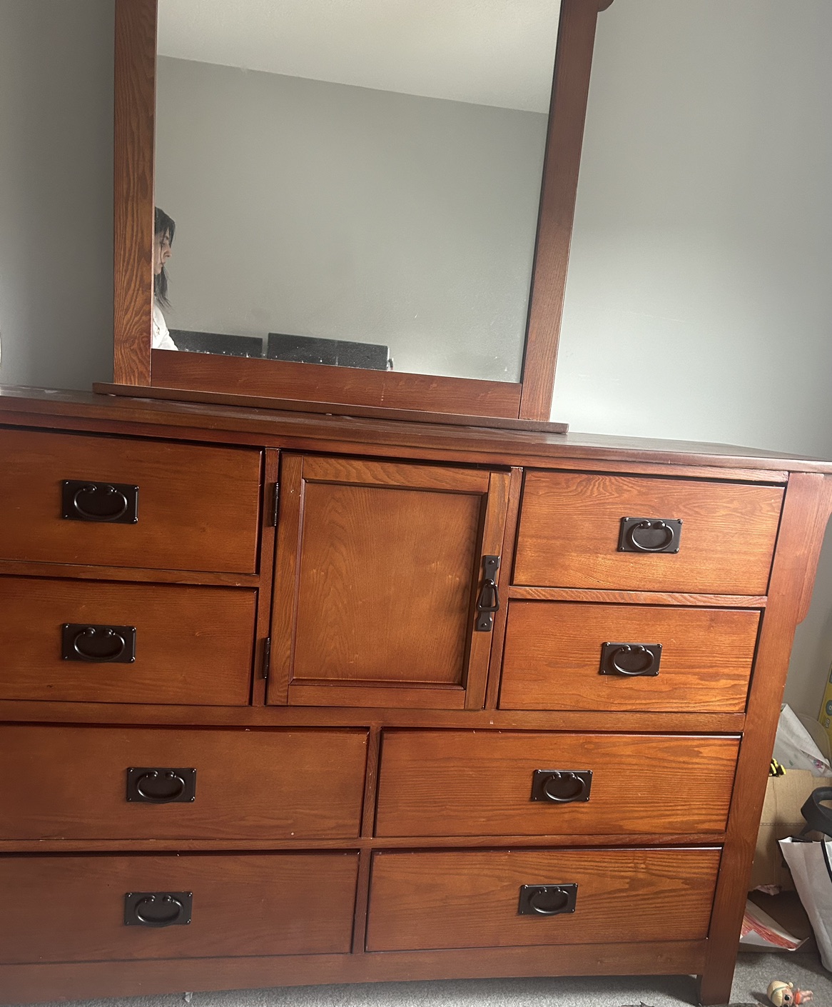 3 piece Dresser, Mirror and nightstand set