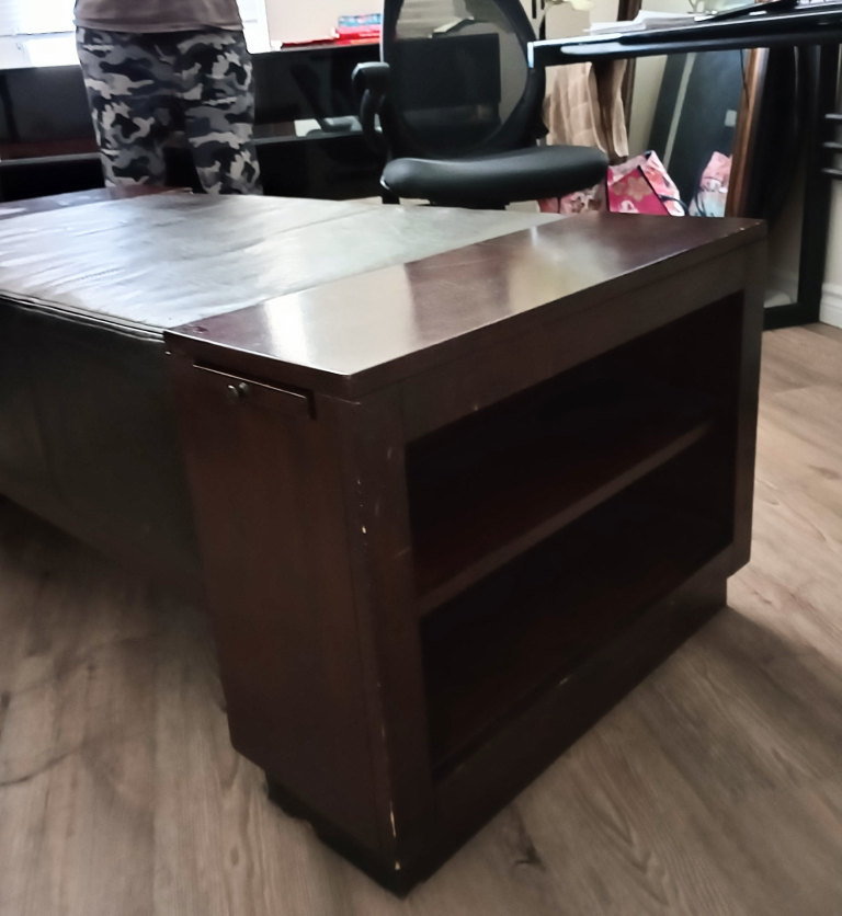 Wood and Leather Coffee Table / Bench, Priced to sell - photo 4