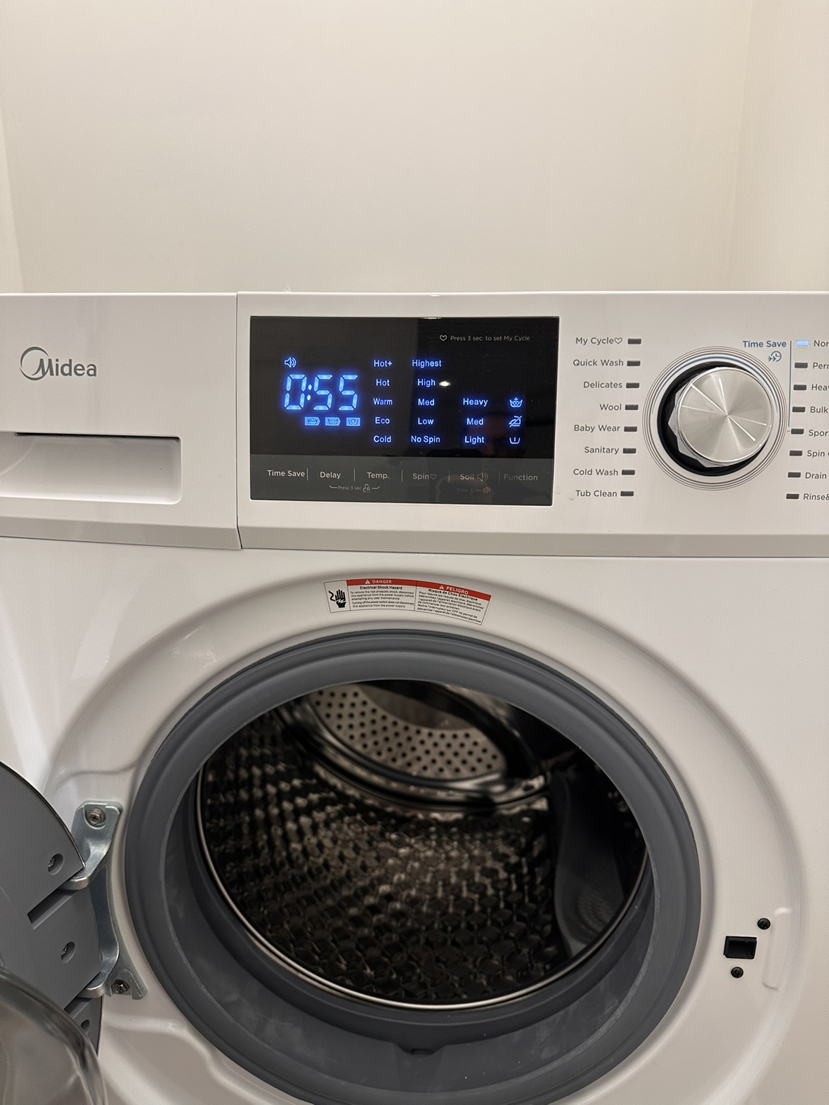 Washing machine Midea image indicator(2)
