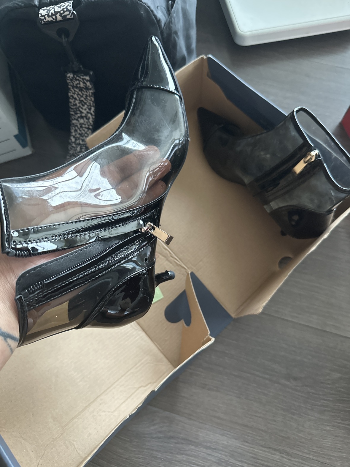 Zara Booties (UK 39)|US8 Brand New! thumbnail