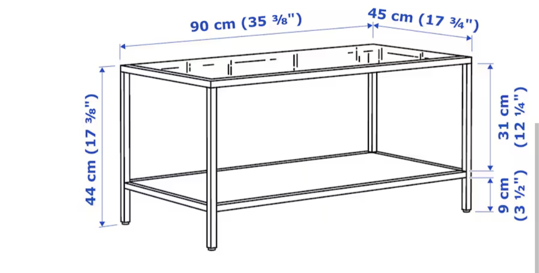 VITTSJÖ glass table 🥕 image indicator(5)