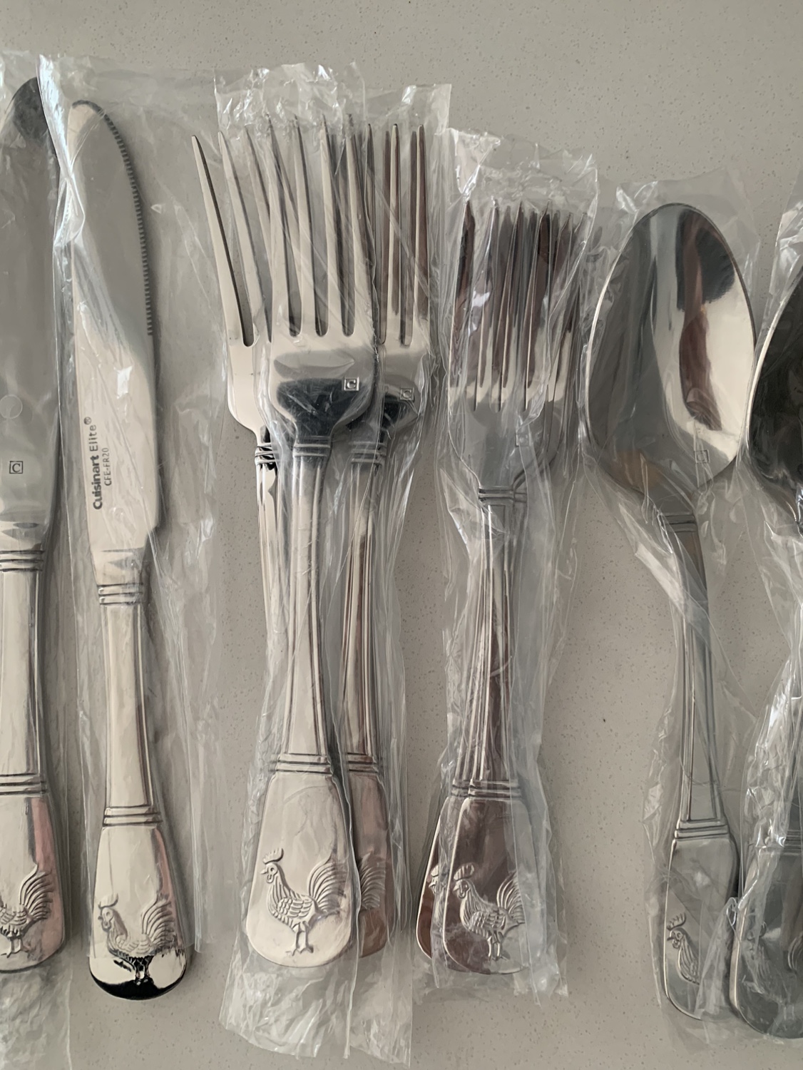 18 Piece Cuisinart New Silverware - photo 3