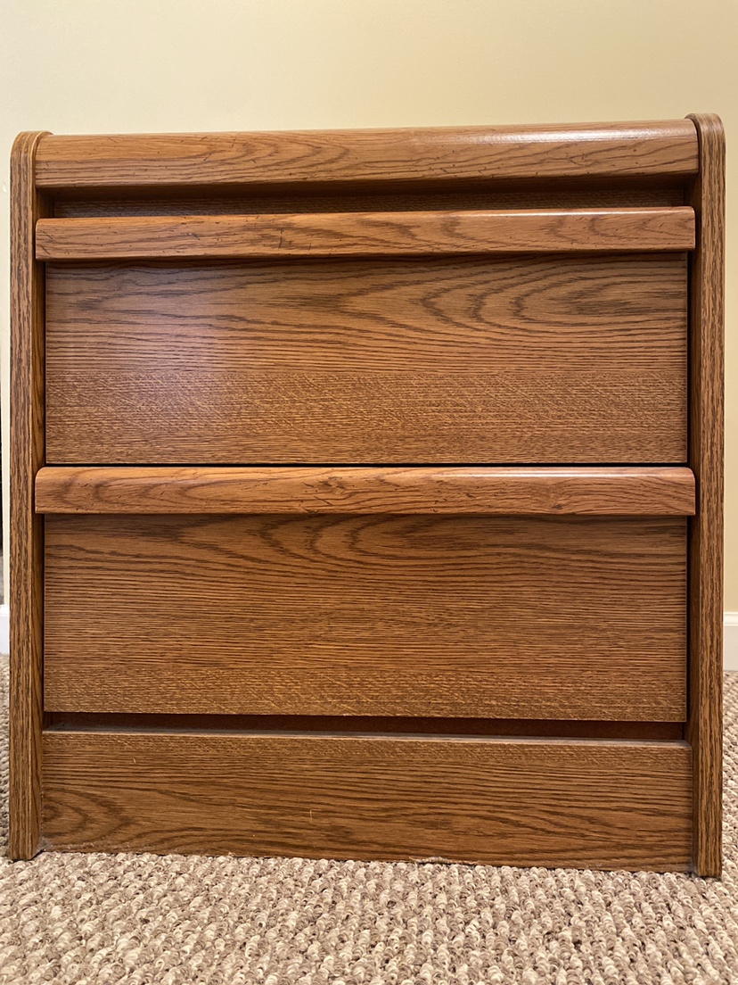Real wood side table # free cycle thumbnail