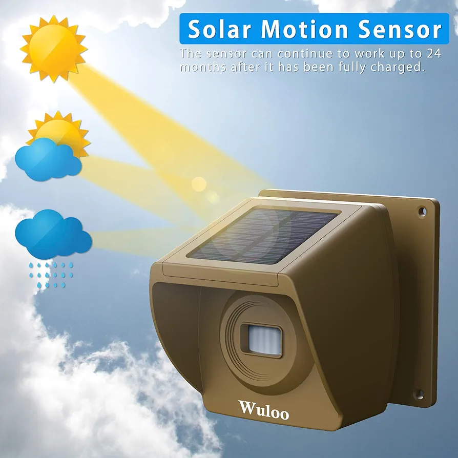 Solar Driveway Alarm Wireless Outside 1800ft Range, - photo 3