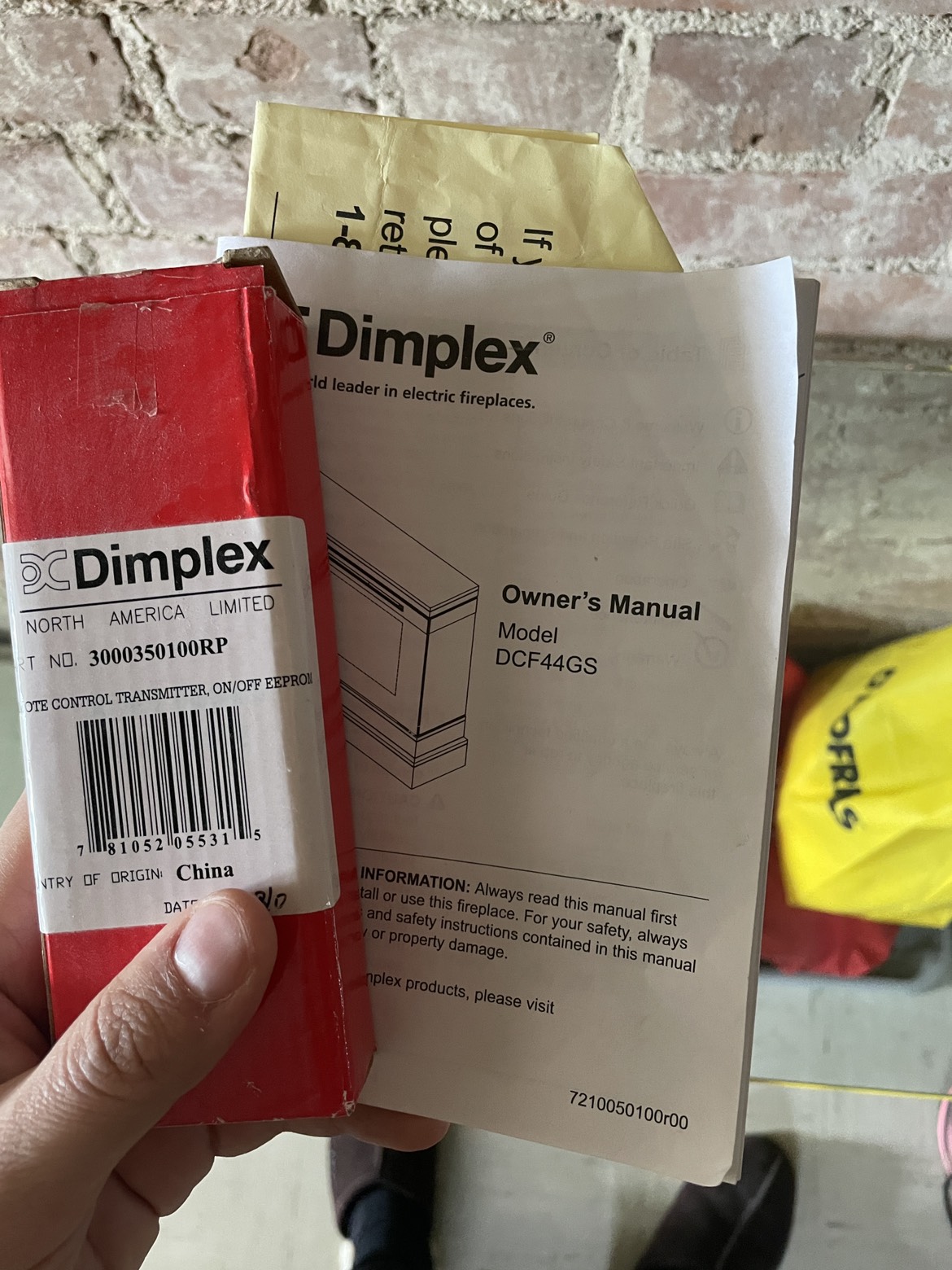 Dimplex DCF44GS Standalone Fireplace Like New image indicator(2)