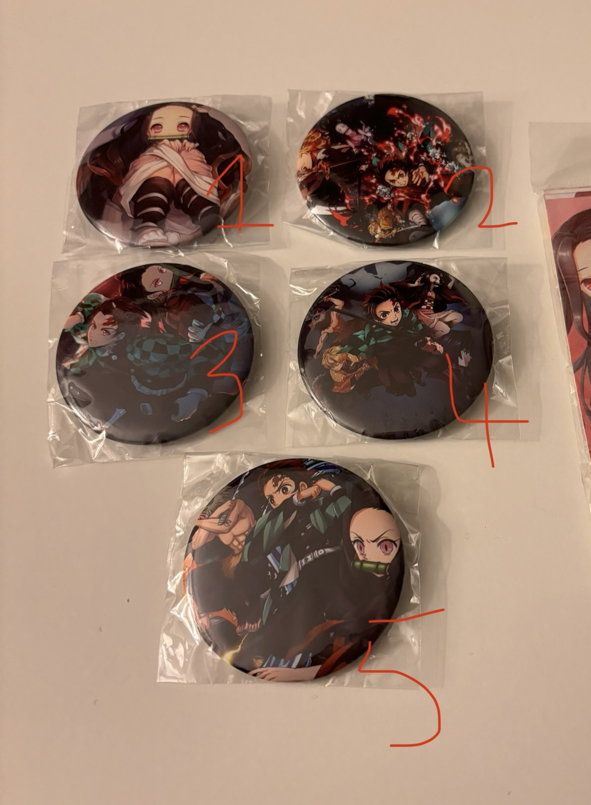 Demon Slayer pins