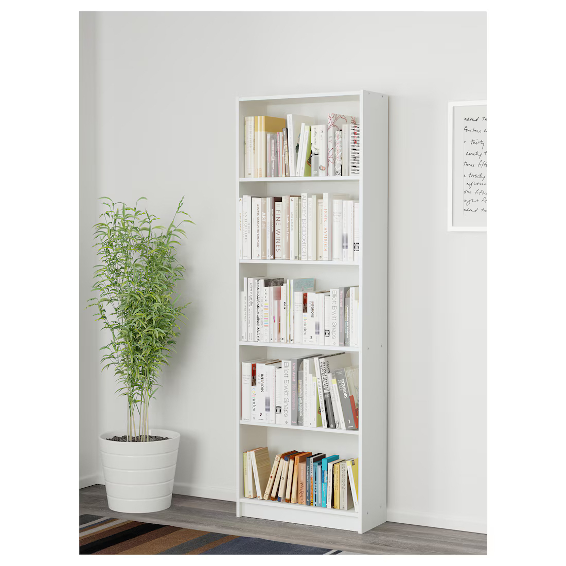 IKEA white bookcase - photo 3
