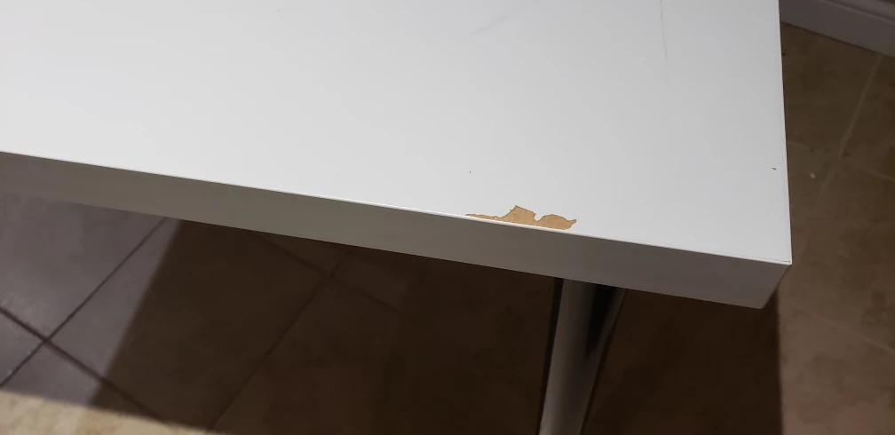 IKEA simple white table - photo 3