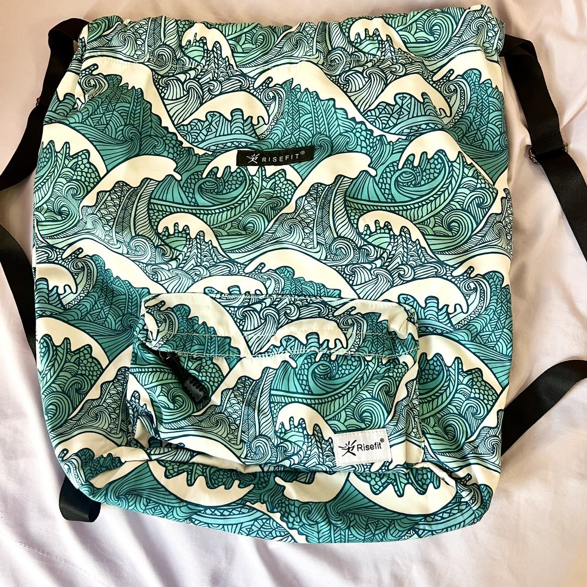 Risefit Sea Pattern Drawstring Backpack thumbnail
