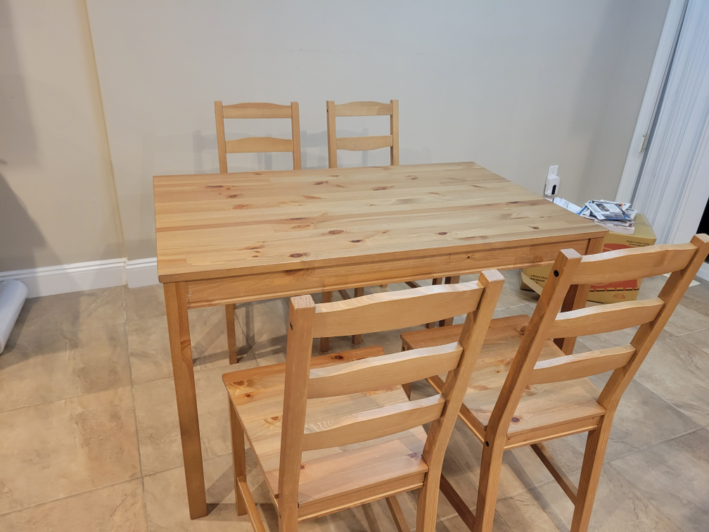 FREE like new Ikea table and chairs