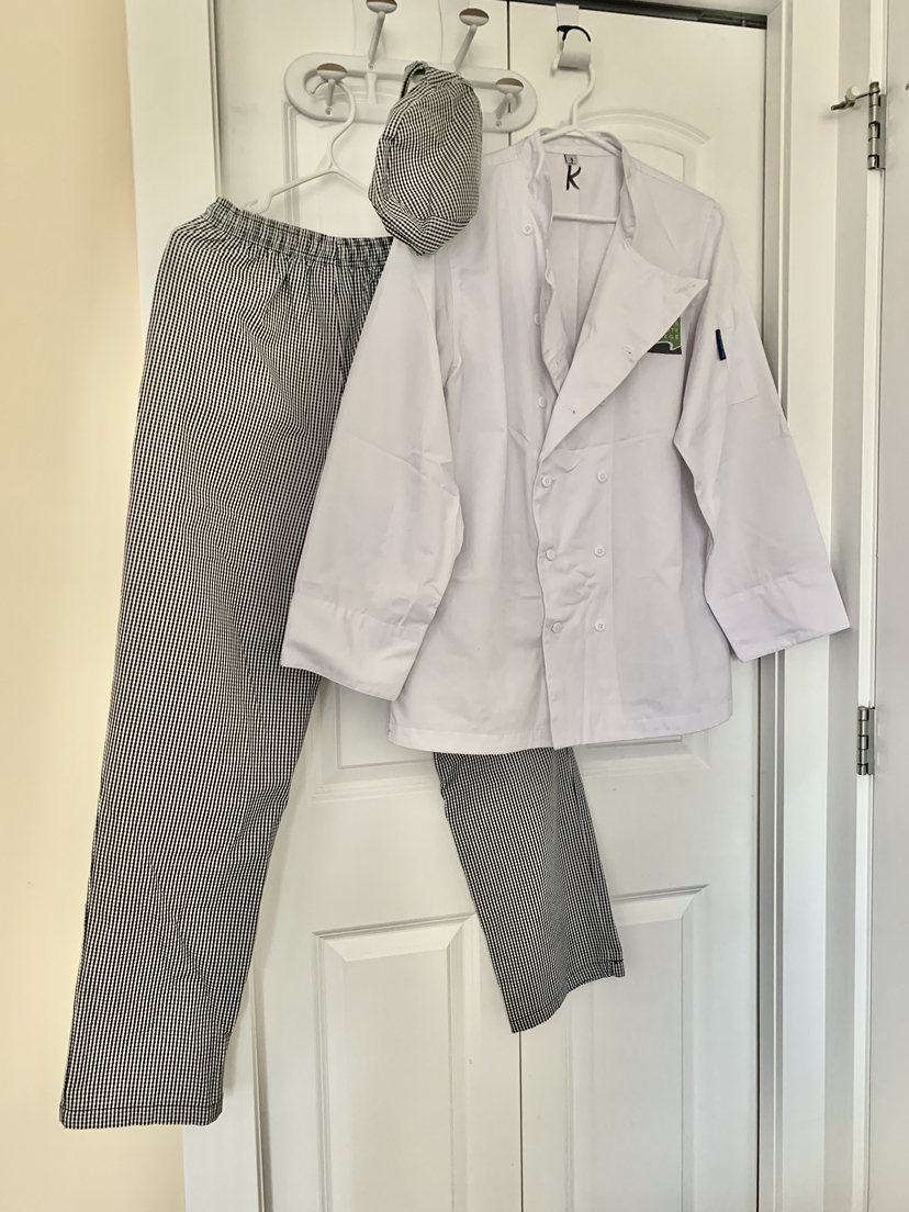 VCC Culinary and Baking Uniforms. Please read descriptions image indicator(2)