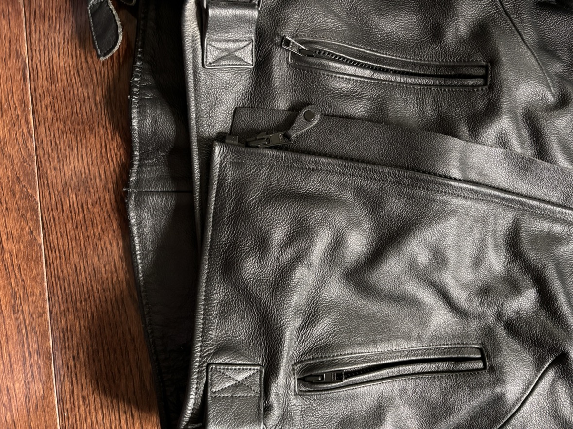 HJC Leather motorcycle jacket women/youth image indicator(2)