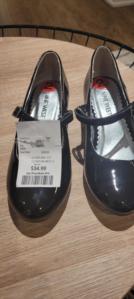 Girls Nine West Shoes Size 2 image indicator(3)