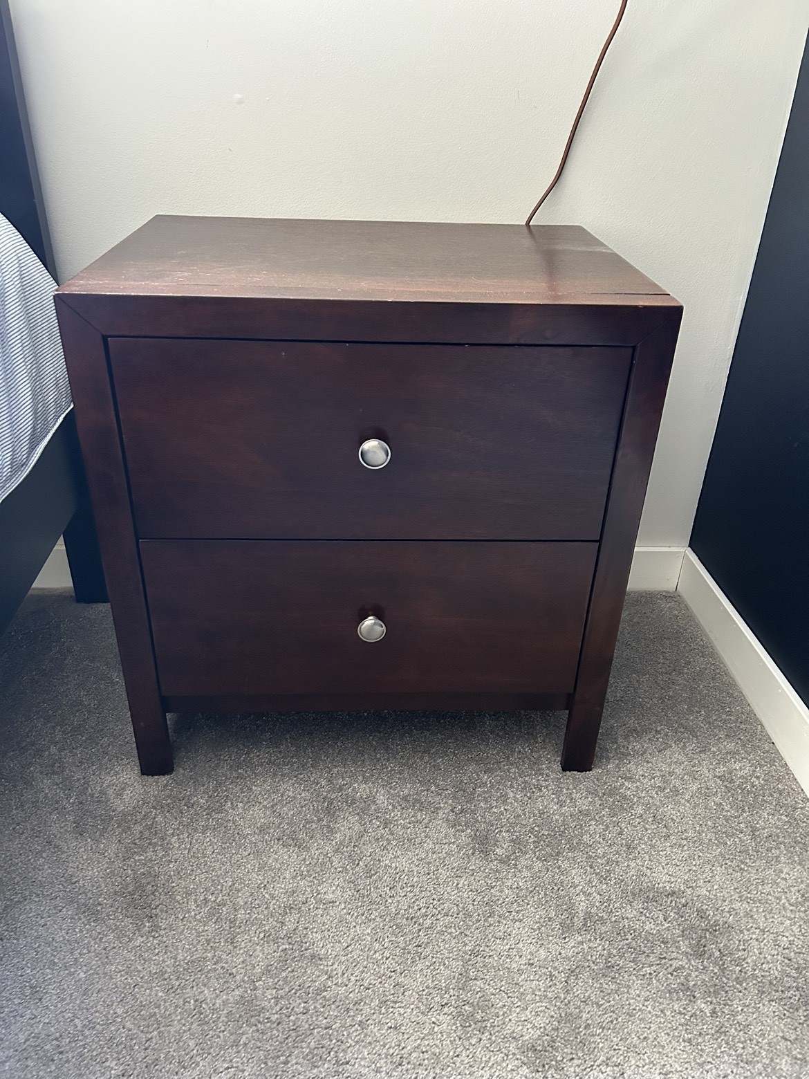 TWO Bedside Tables/Nightstands - photo 4