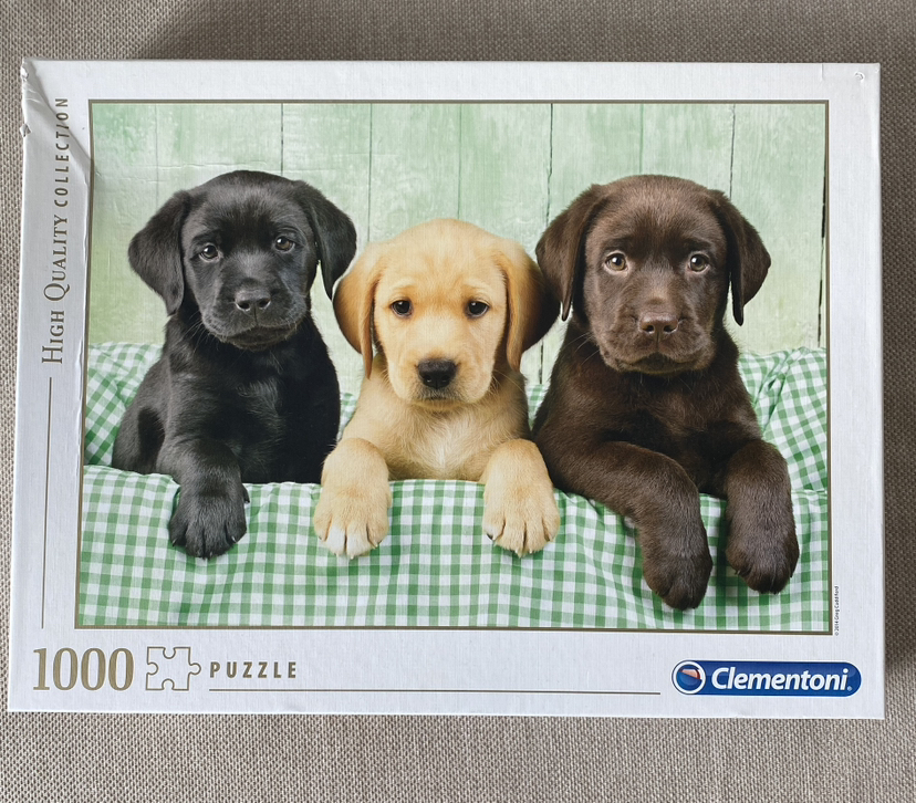 Clementoni 1000 pieces puzzle - 3 Puppies thumbnail