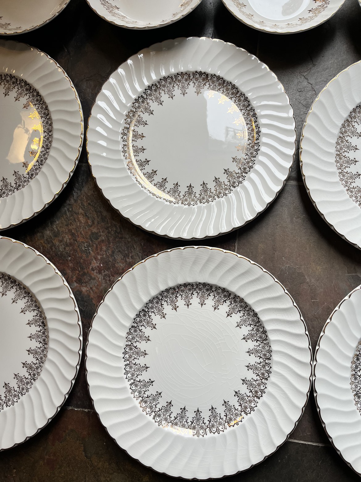 🥕Vintage Aynsley English Ironstone China, 20 pieces image indicator(4)