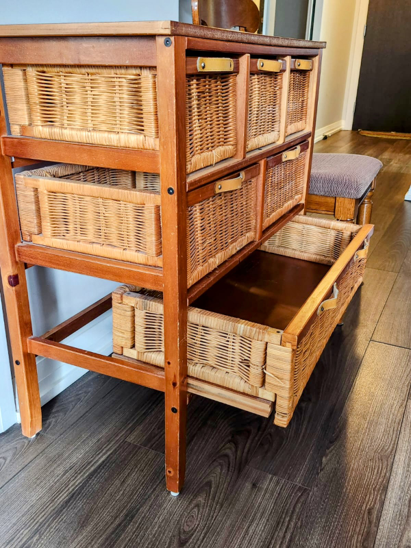 Canadian Tire Large Wicker Chest, Honey image indicator(3)